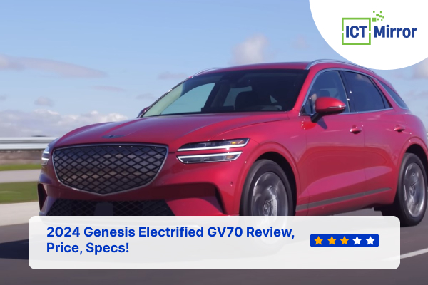 2024 Genesis Electrified GV70 Review, Price, Specs!
