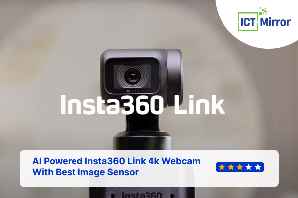 AI Powered Insta360 Link 4k Webcam With Best Image Sensor