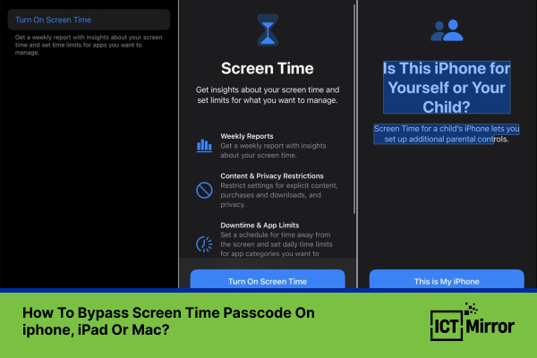 How To Bypass Screen Time Passcode On iphone, iPad Or Mac?