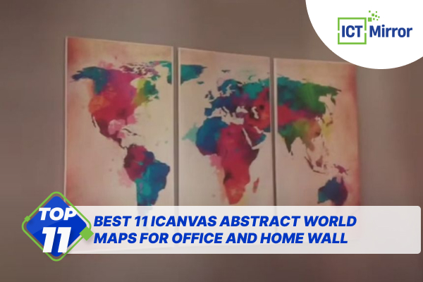 Best 11 iCanvas Abstract World Maps For Office And Home Wall
