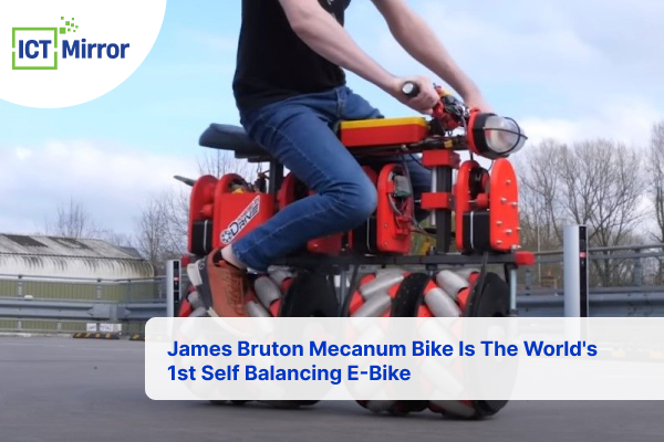 James Bruton Mecanum Bike Is The World’s 1st Self Balancing E-Bike