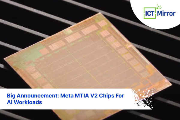 Big Announcement: Meta MTIA V2 Chips For AI Workloads