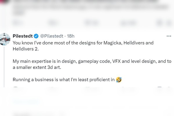 Helldivers 2 maker hints Sony as culprit