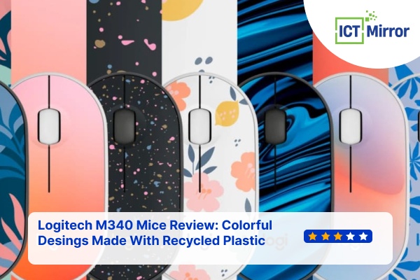 Logitech M340 Mice Review: Colorful Designs Made With Recycled Plastic