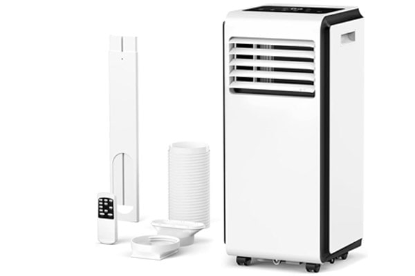 ZAFRO 10,000 BTU portable AC (2024) for 450 sq. ft. rooms with 4 modes.