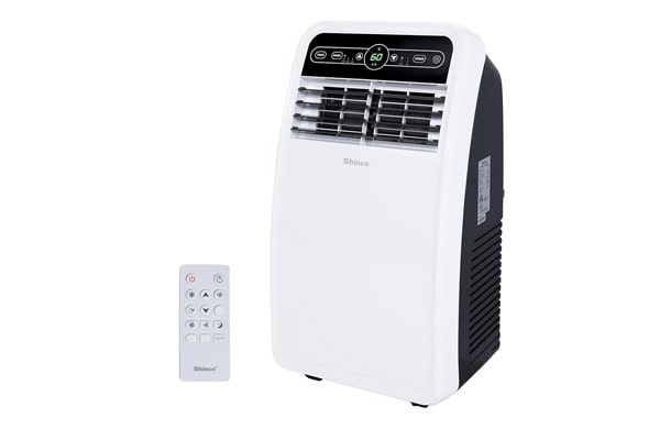 Shinco 8,000 BTU Portable AC with Dehumidifier & Fan, and remote control for up to 200 sq. ft.