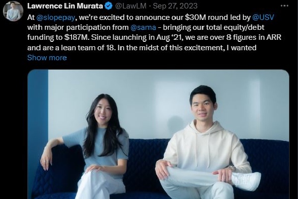 B2B Payments Startup Slope Secures 65M