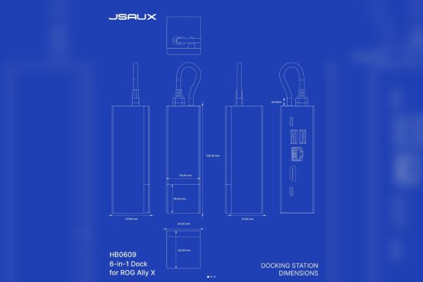 JSAUX New Docking Station HB0609