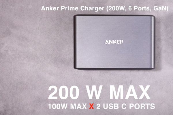 Anker 200W GaN Prime Charger Specs