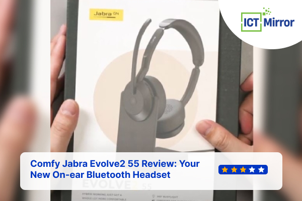 Comfy Jabra Evolve2 55 Review: Your New On-ear Bluetooth Headset