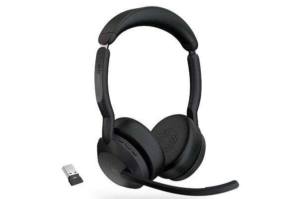 Jabra Evolve2 55 Stereo Wireless Headset - Features AirComfort Technology
