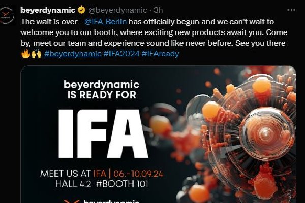 Beyerdynamic New Products At IFA 2024