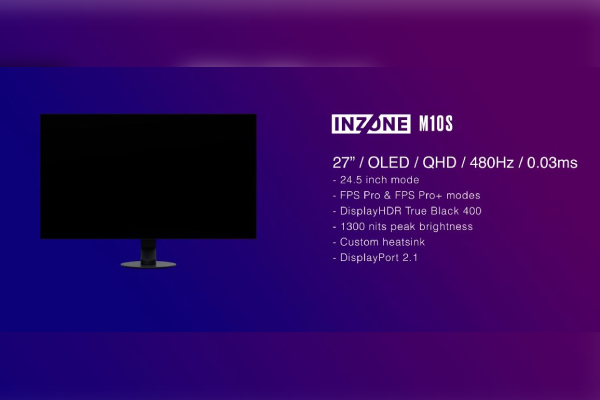 Sony Announced inZone M10S
