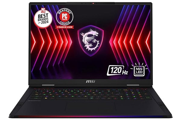 MSI Raider 18 HX 18 120Hz UHD Gaming Laptop