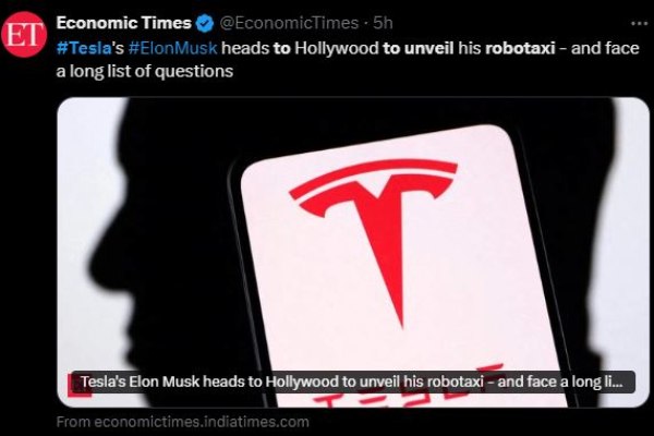 Tesla To Unveil Robotaxi